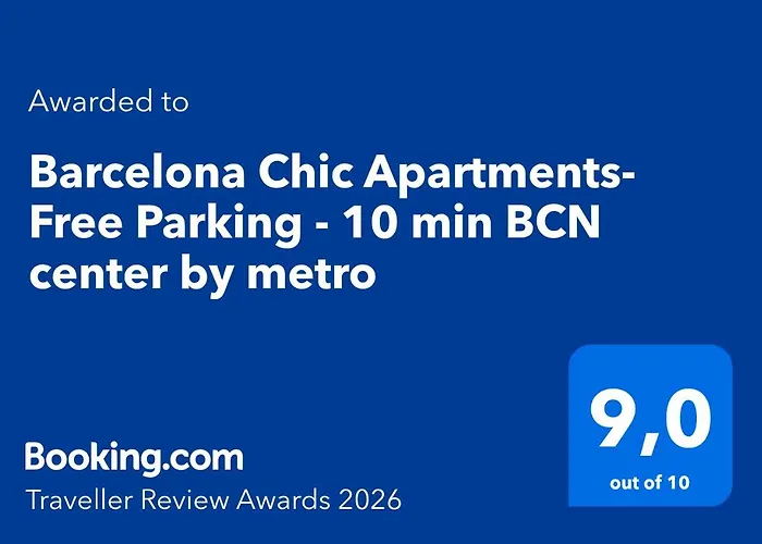 Chic s- Free Parking - 10 Min Bcn Center By Metro
